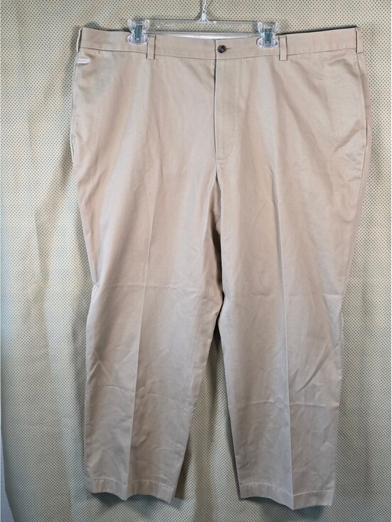 Brooks Brothers Other - Brooks Brothers Clark Advantage Chino Mens 44x30 Khaki Cotton Flat Front Pants